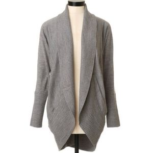 Banana Republic Gray Heathered Cocoon Wrap